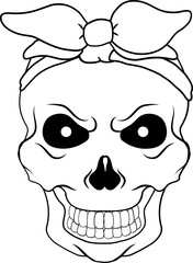 Women with Messy Bun Bandana Clipart mom life Woman's face Middle finger  Middle Finger Hand SVG Bundle Humor Funny prints skeleton vector Cartoon hand