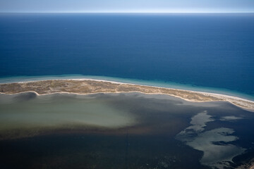 
Aerial view of the Tunisian coast - Monastir governorate - Tunisia