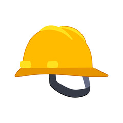 industrial helmet builder cartoon. tool protect, build safe, protection site industrial helmet builder sign. isolated symbol vector illustration