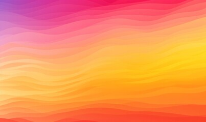 abstract background with smooth wavy lines in orange and pink colors