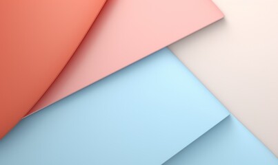 Abstract background of colorful paper sheets.  illustration, soft focus.