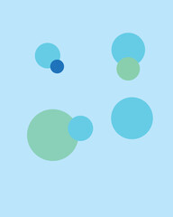 abstract background with bubbles