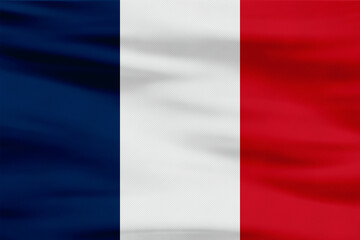Obraz premium french flag france country blue white red stripes