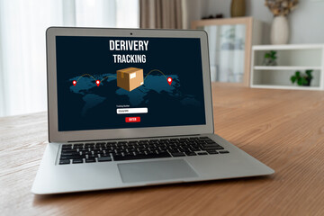 Delivery tracking system for e-commerce and modish online business to timely goods transportation and delivery