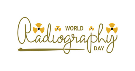World Radiography day vector illustration. Annual event promoting the role of medical imaging in modern healthcare. It is celebrated on November 8 each year. Great for flyer, banner and greeting card