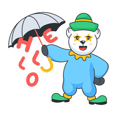 Clown Umbrella 