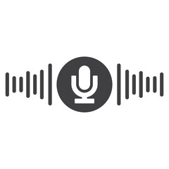 voice message icon vector illustration symbol