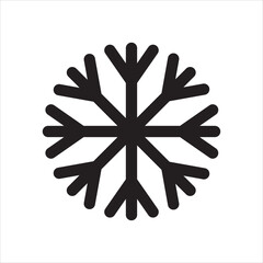 snowflake icon vector illustration symbol