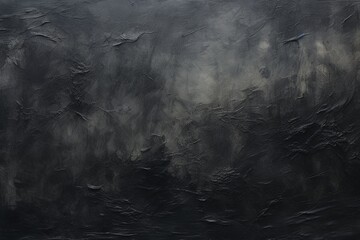 Abstract Rough Black Art Painting Texture - obrazy, fototapety, plakaty