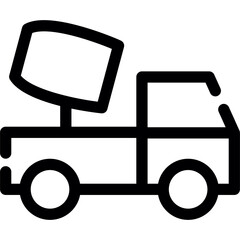 Concrete Mixer Icon