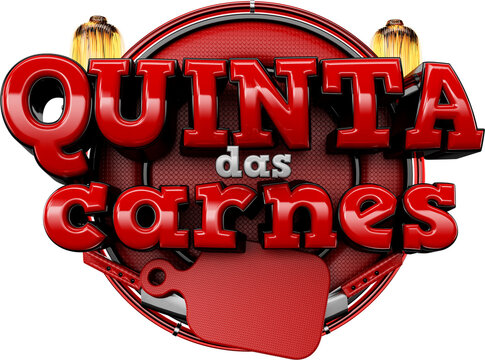 selo 3d quinta das carnes para compor.