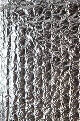 silver background close up