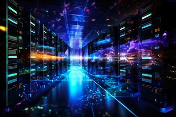 Fototapeta premium ITネットワークのイメージ01