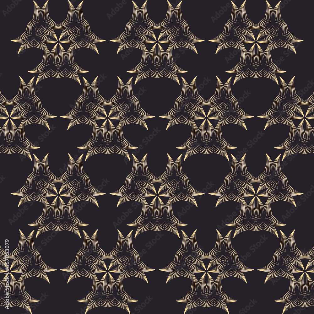 Fototapete a pattern of abstract patterns on a background of different colors. beautiful abstract vector patter