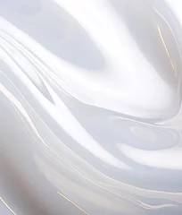 Fotobehang White gel texture, abstract background, macro. © Boadicea