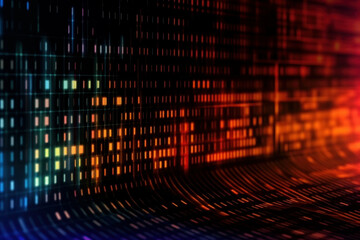 Terminal emulator shell abstract background