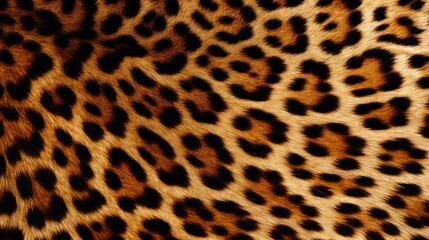 Close-up view of cheetah fur, textured background