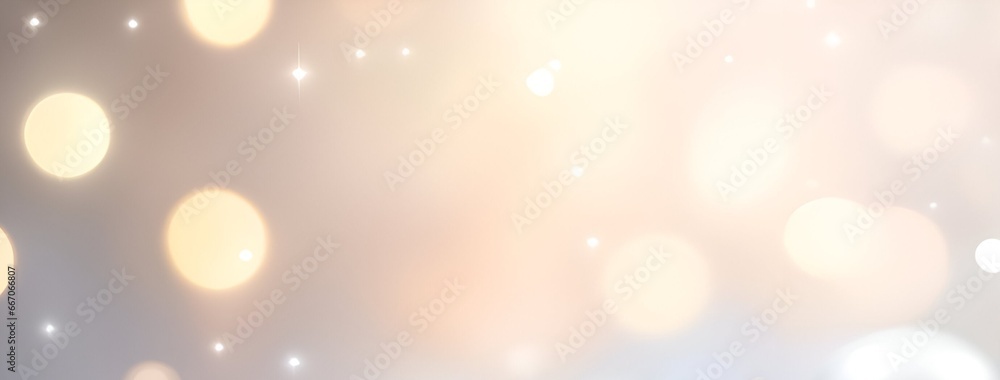 Poster Abstract christmas background with bokeh lights.