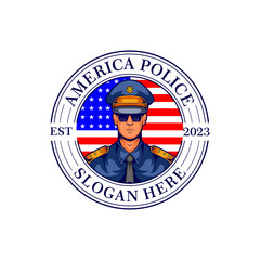 AMERICA POLICE LOGO