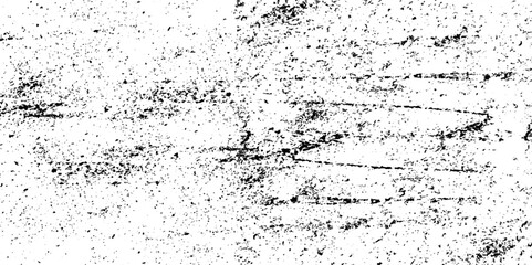 Dust overlay distress grungy effect paint. Black and white grunge seamless texture. Dust and scratches grain texture on white and black background.