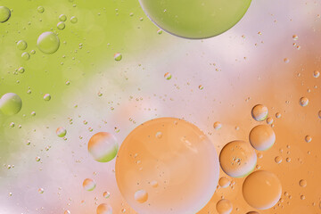 oil drops in water AbstractImageRainbow Abstract background with colorful gradient colors.