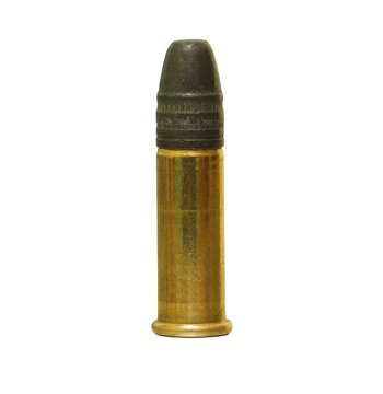 22 caliber bullet isolated on transparent background