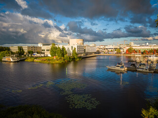 Obraz premium Oulu city at summertime, Finland