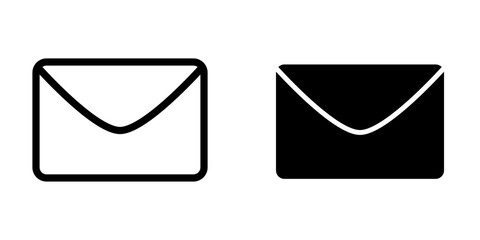 Mail icon set. email icon vector. E-mail icon. Envelope illustration