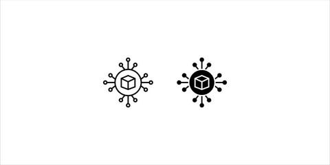 Digital Icon Set. Simple elements from digital distractions collection. Digital Icons for templates, infographics and more.