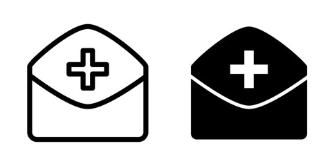 Mail icon set. email icon vector. E-mail icon. Envelope illustration