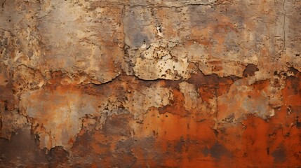 Fototapeta premium texture plaque de métal rouillée, généré par IA