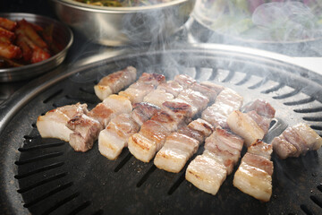 samgyeopsal, pork belly, 삼겹살, 오겹살