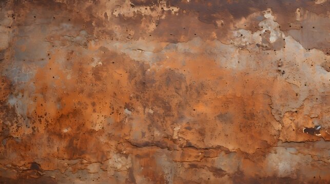 texture plaque de m&eacute;tal rouill&eacute;e, g&eacute;n&eacute;r&eacute; par IA