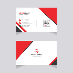 Naklejka na ściany i meble Modern Creative and Clean Business Card Template design and visiting card