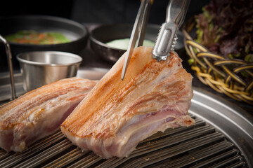 samgyeopsal, pork belly, 삼겹살, 오겹살