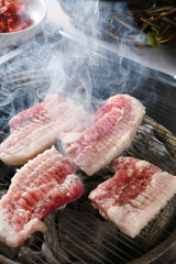 samgyeopsal, pork belly, 삼겹살, 오겹살