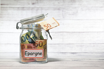 Argent monnaie banque epargne budget paiement bocal