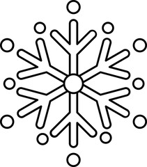 Snowflake outline