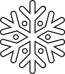 Snowflake outline