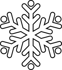Snowflake outline
