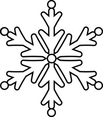Snowflake outline