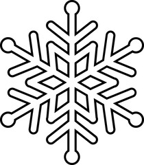 Snowflake outline