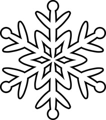 Snowflake outline