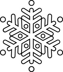 Snowflake outline