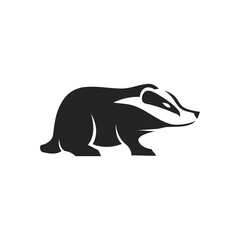 Badger logo template Isolated. Brand Identity. Icon Abstract Vector graphic