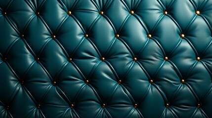 Fototapeta na wymiar A stunning shot of a royal blue leather chair, exuding elegance and luxury with its intricate stitching and smooth texture
