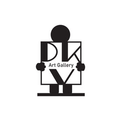 DKV room art gallery logo