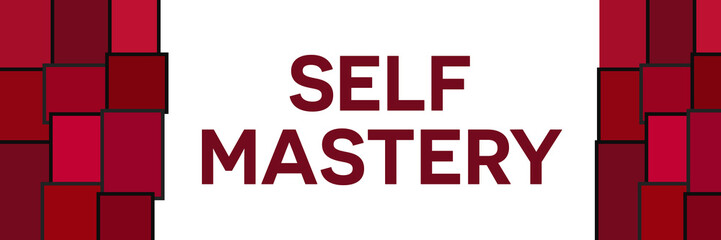 Self Mastery Pink Red Grid Left Right 