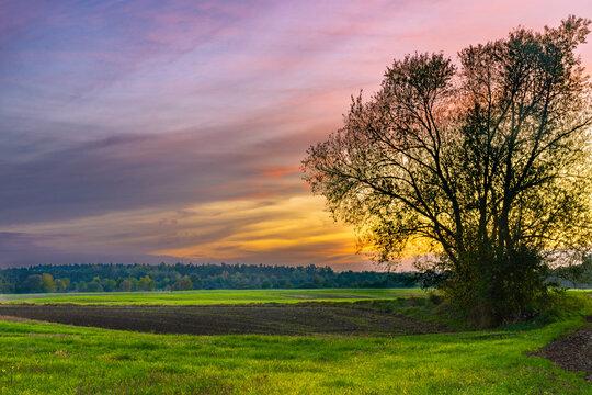 jesienny krajobraz, jesień polska, krajobraz © dawid