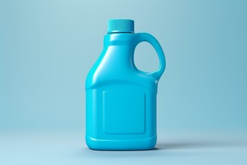 Isolated detergent bottle. Generative AI